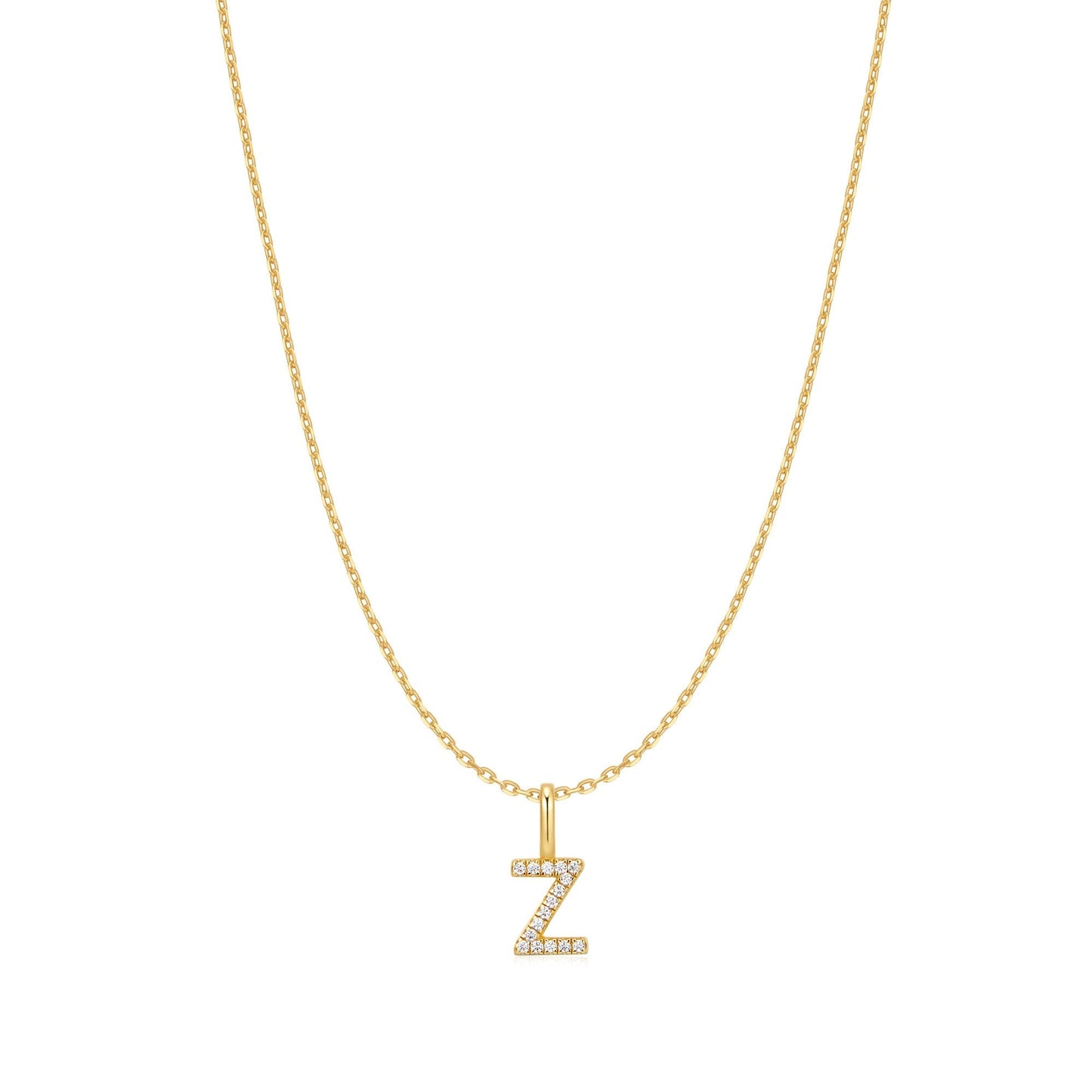 Ania Haie Gold Letter Z Initial Necklace