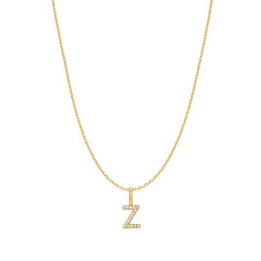 Ania Haie Gold Letter Z Initial Necklace