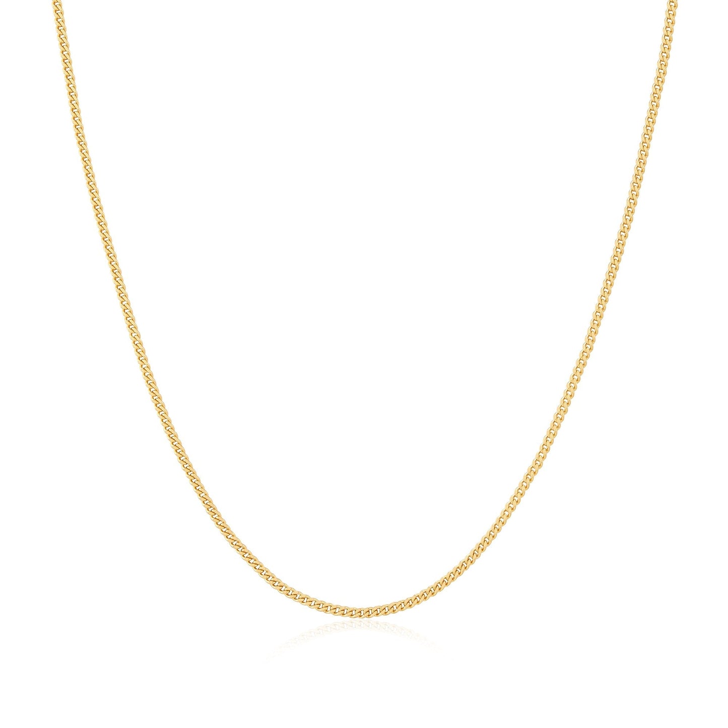 Ania Haie Gold Slim Curb Link Chain Necklace