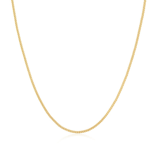 Ania Haie Gold Slim Curb Link Chain Necklace