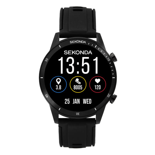 Sekonda Active Go LCD Display 45mm Unisex Watch Black