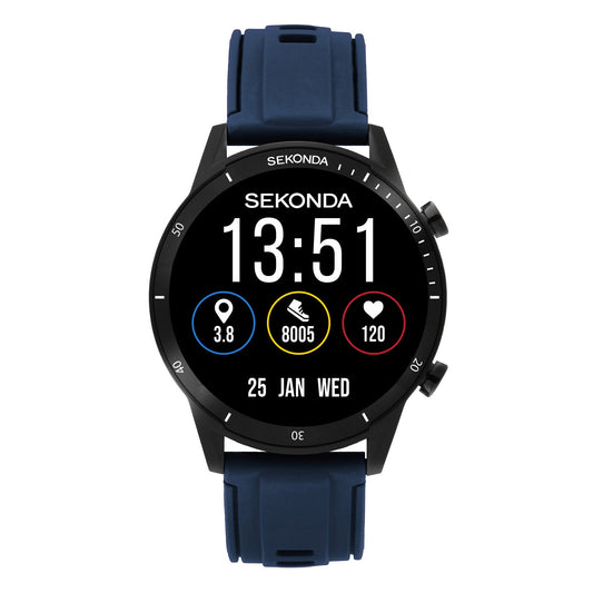 Sekonda Active Go LCD Display 45mm Unisex Watch Blue