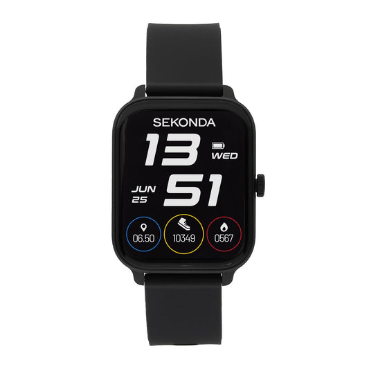 Sekonda Motion Go LCD Display 37mm Unisex Watch Black