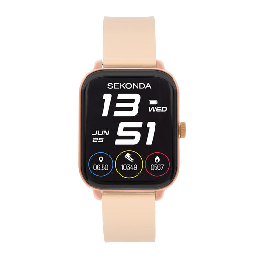 Sekonda Motion Go LCD Display 37mm Unisex Watch Pink