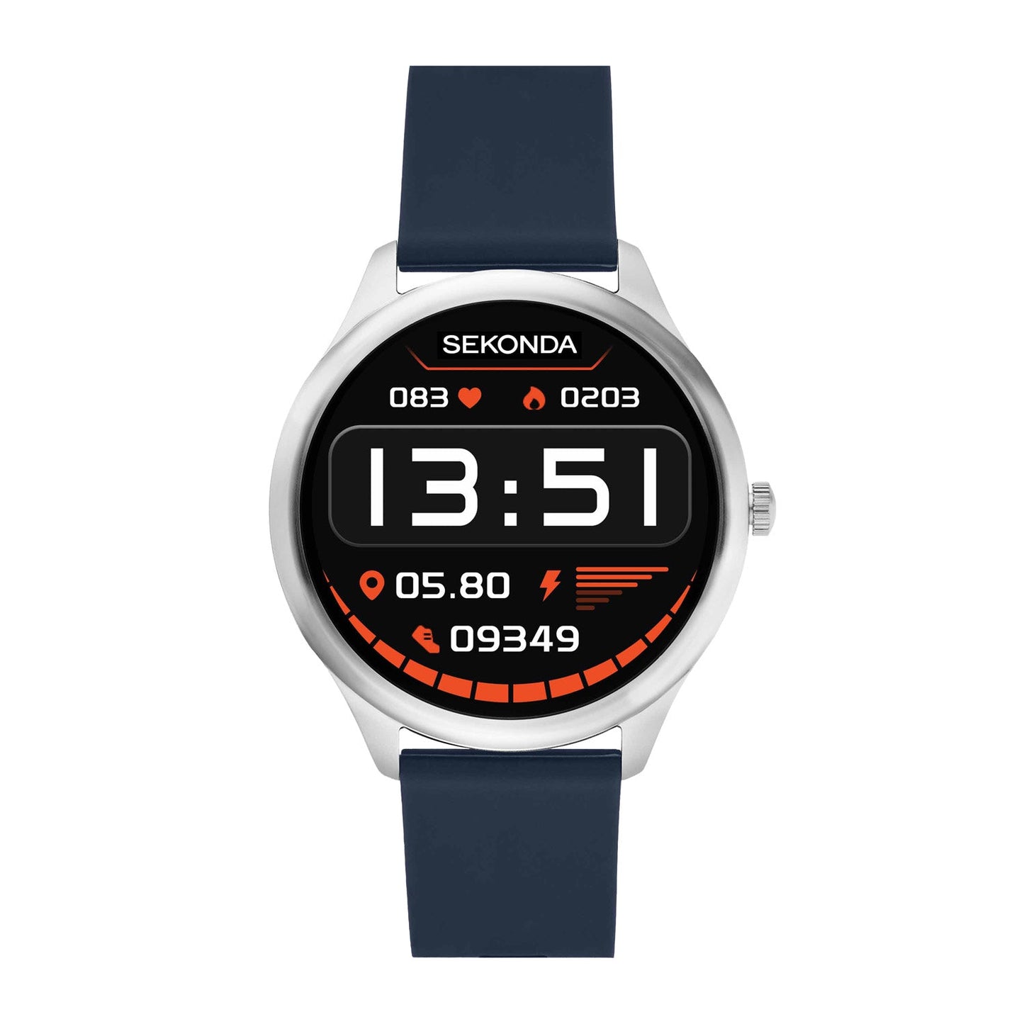Sekonda Active X LCD Display 43mm Unisex Watch Blue