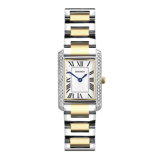 Sekonda Colette White Dial 22mm Womens Watch Two Tone