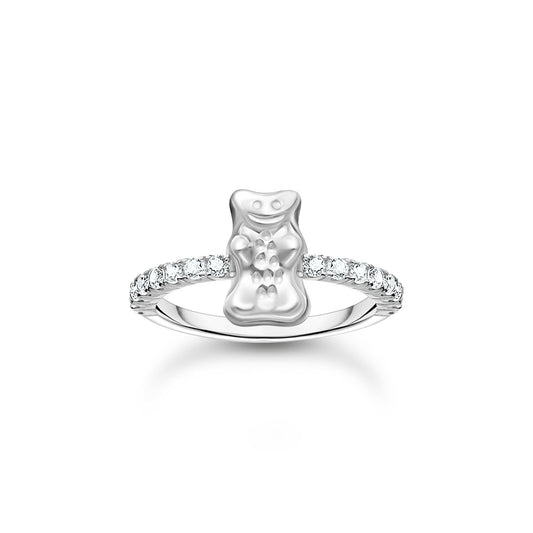 THOMAS SABO Ring with Silver HARIBO goldbear and zirconia