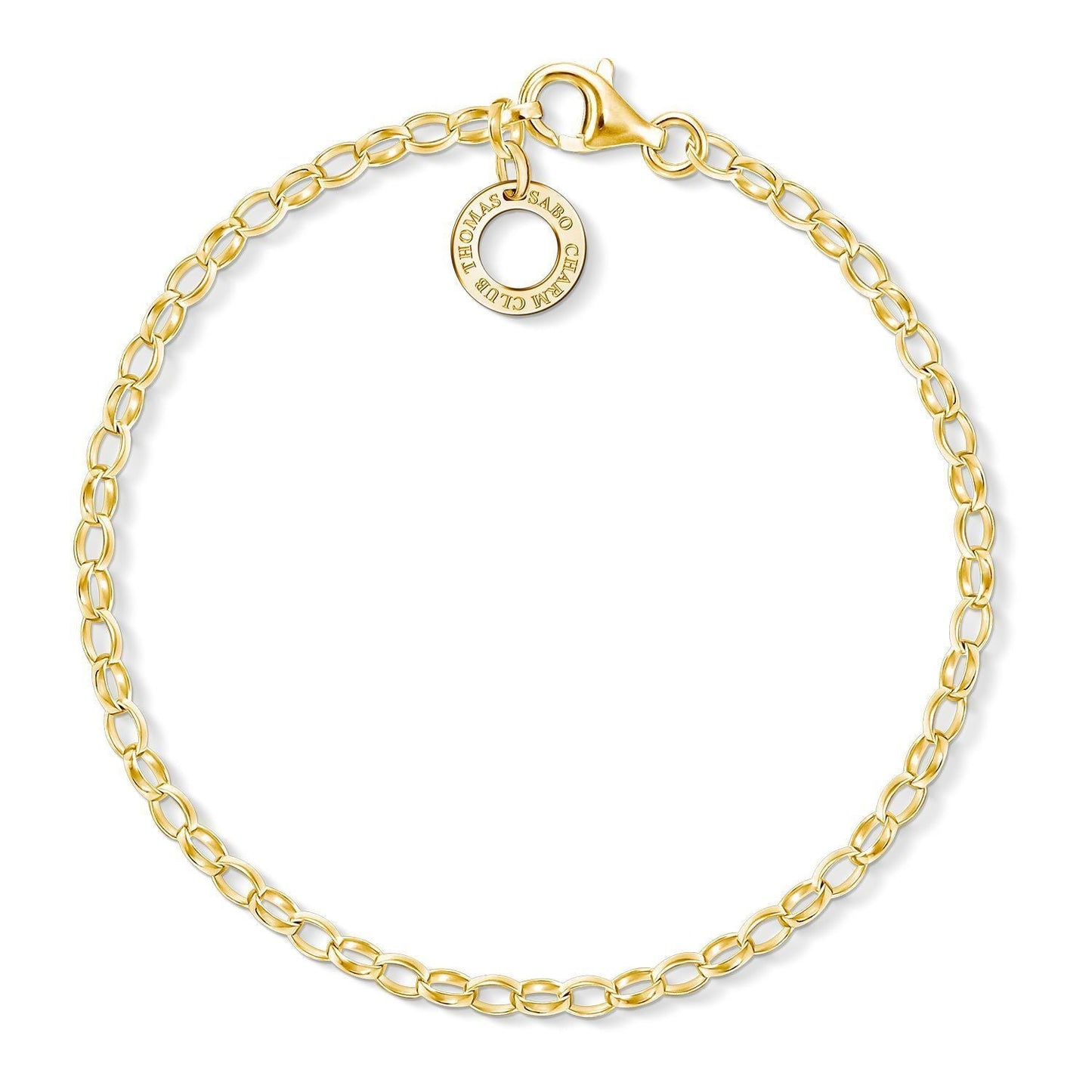 THOMAS SABO Charm Bracelet "Classic Fine Link" Gold Plated