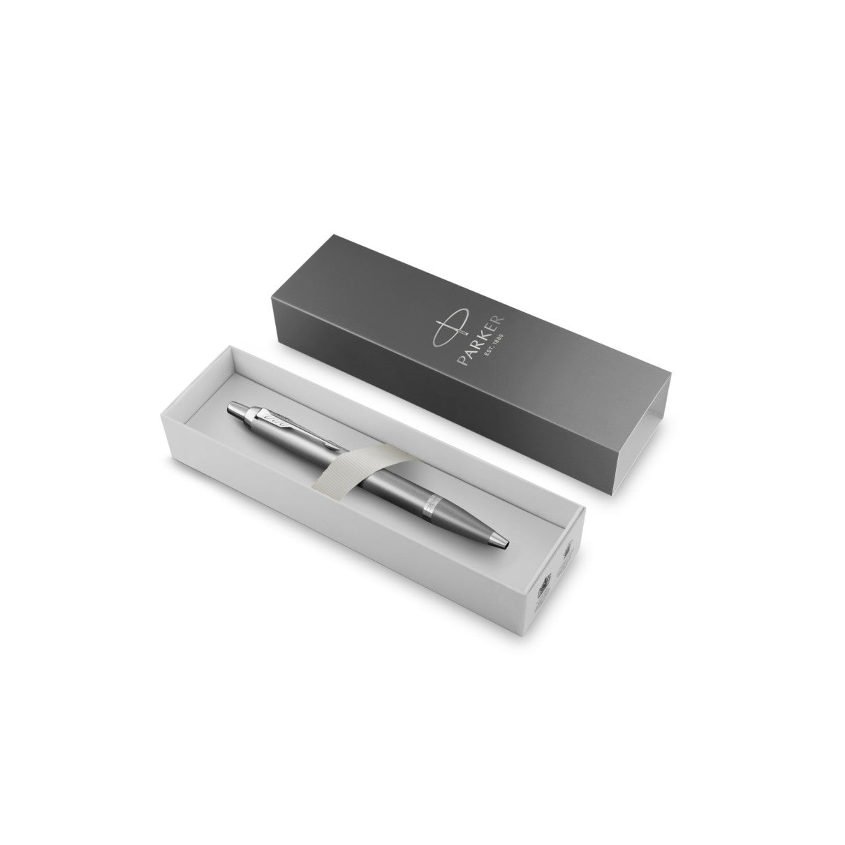 Parker IM Ritual Ballpoint Grey Chrome Trim