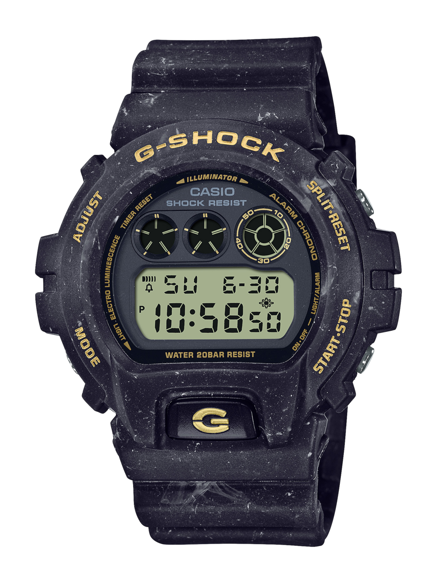 G-Shock DW-6900SW-1D Black with design
