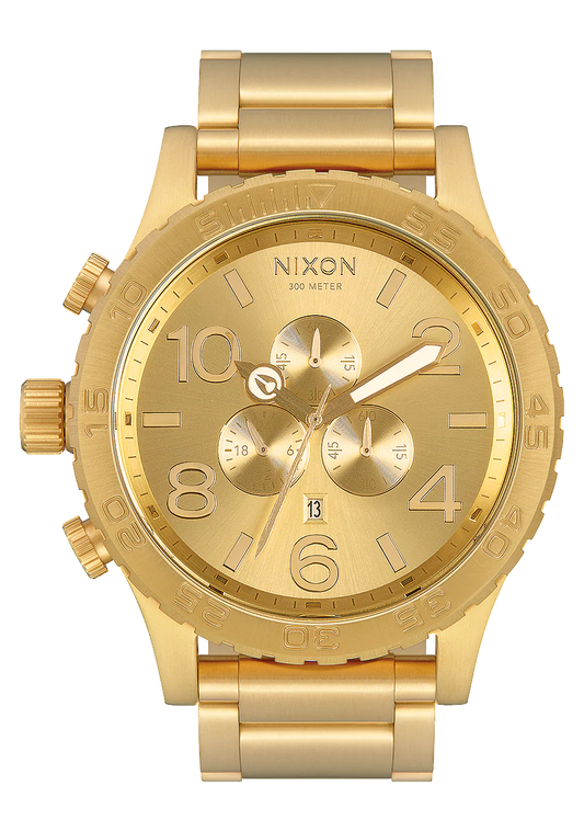 Nixon Mens 51-30 Chronograph Watch All Gold