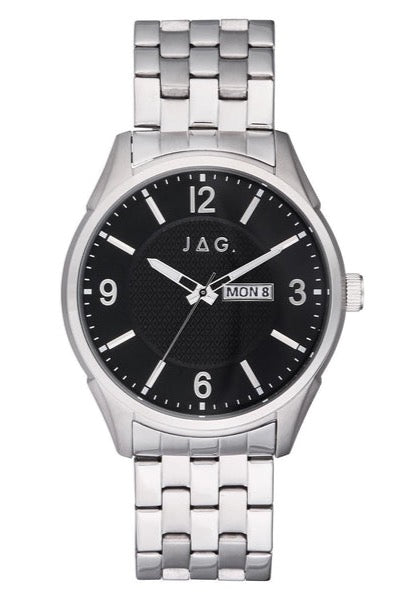 JAG William Quartz Mens Watch J2434A Silver/Black