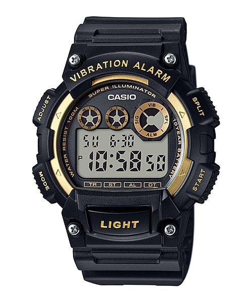 Casio W-735H-1A2 Black/Gold