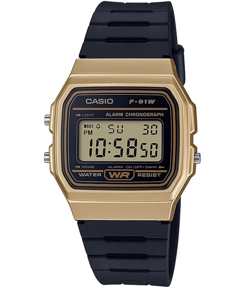 Casio F-91WM-1B Gold/Black