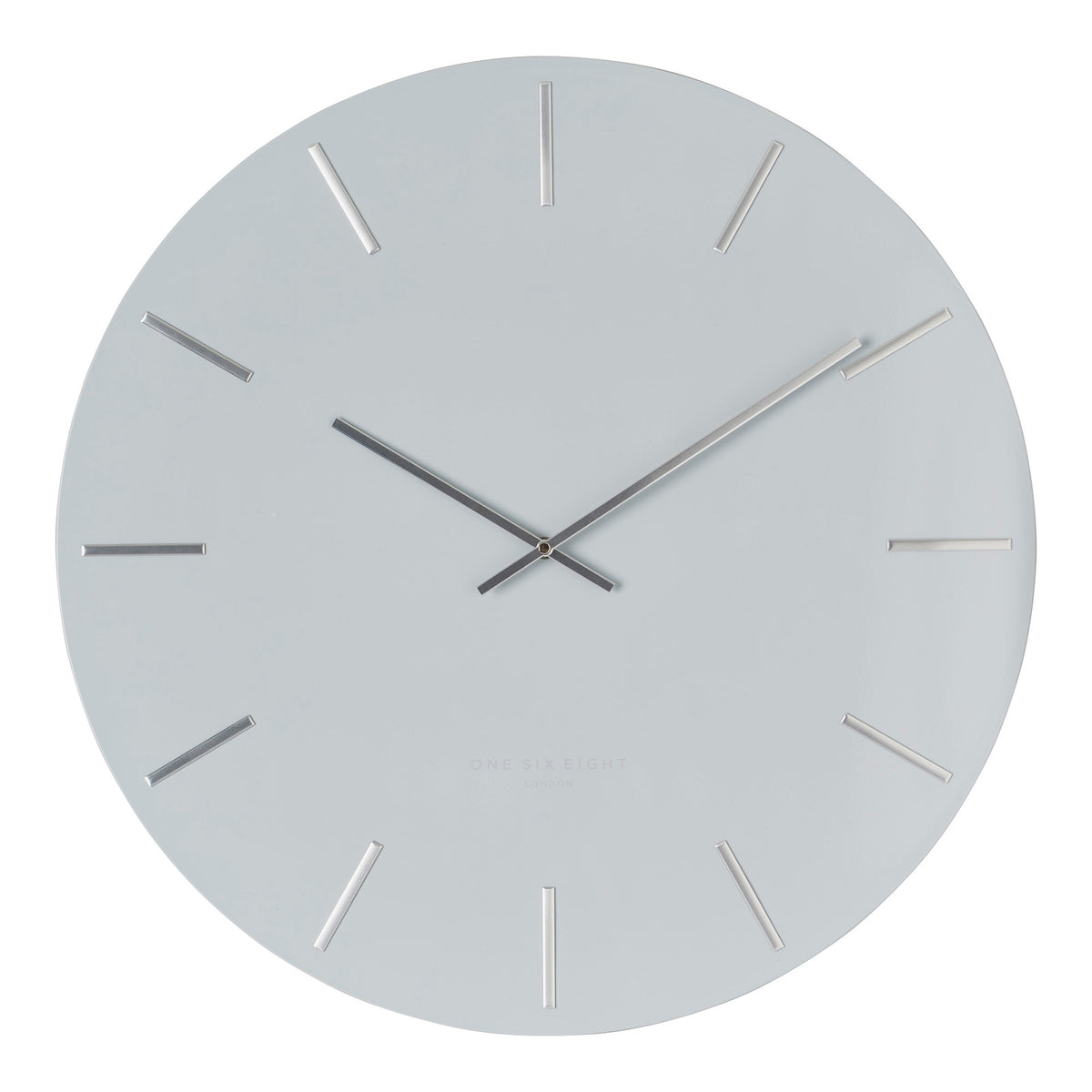 One Six Eight London Luca 40cm Light Grey Silent Wall Clock