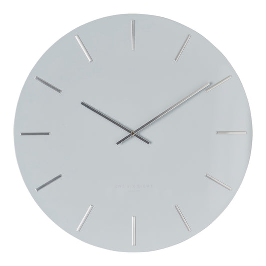 One Six Eight London Luca 40cm Light Grey Silent Wall Clock