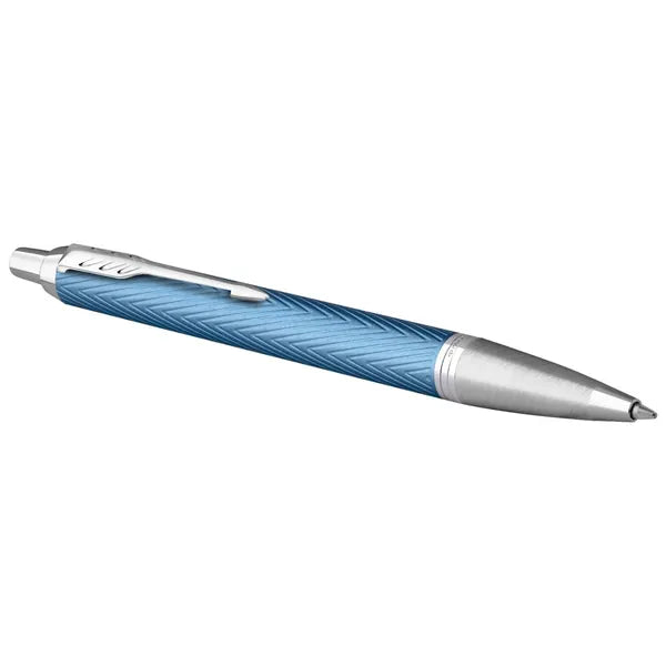 Parker IM Premium Ballpoint Pen Blue Grey Metallic