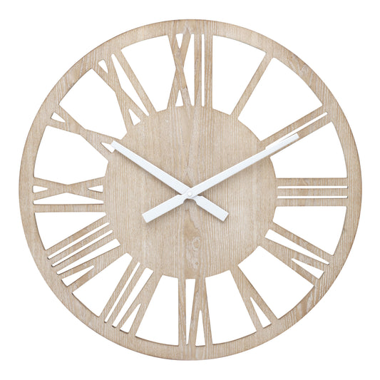 One Six Eight London Leon 60cm MDF Wood Silent Wall Clock