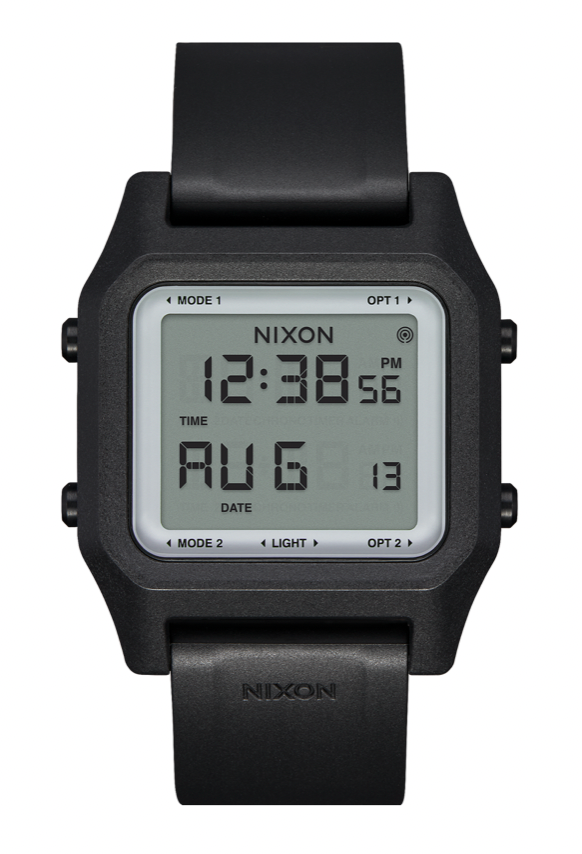 Nixon Mens Staple Recycled Plastic Digital Watch - Black / Positive