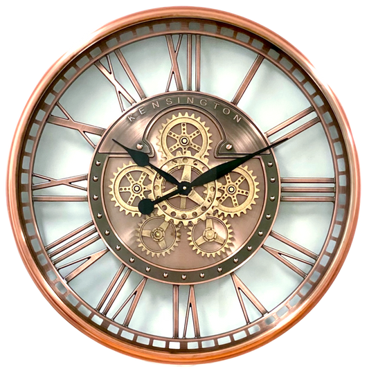 Argos Rotary Gears Metal Wall Clock 70cm