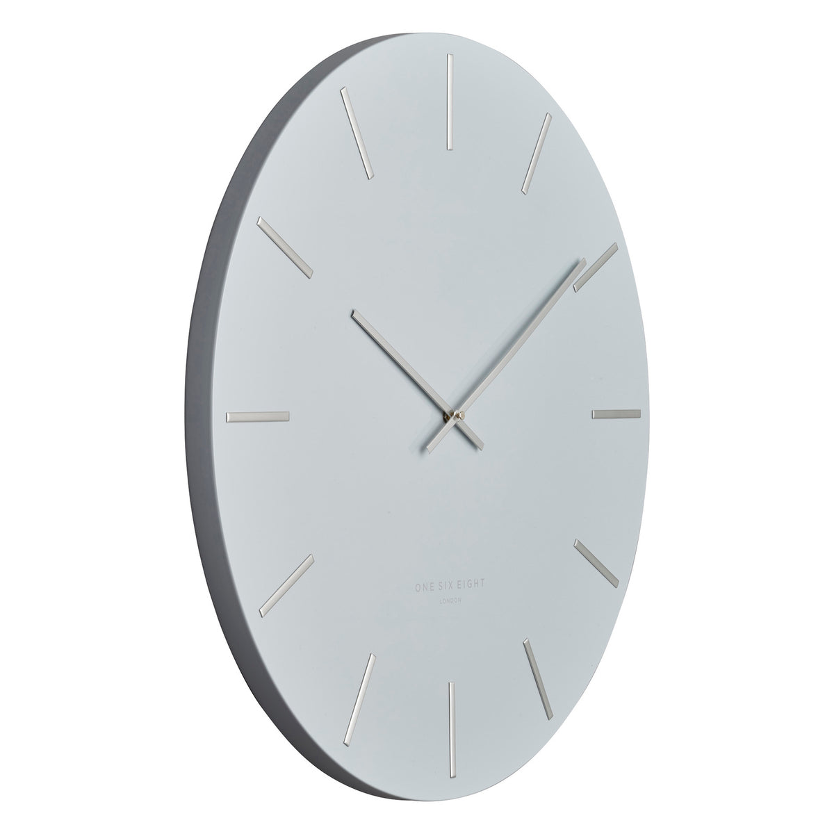 One Six Eight London Luca 40cm Light Grey Silent Wall Clock