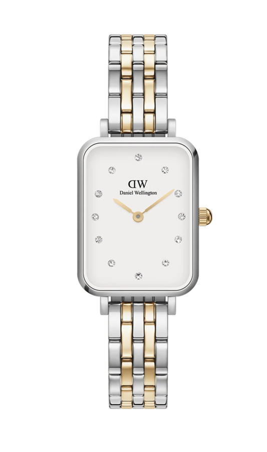 Daniel Wellington Quadro Lumine 5-Link Two Tone DW00100625 Watch