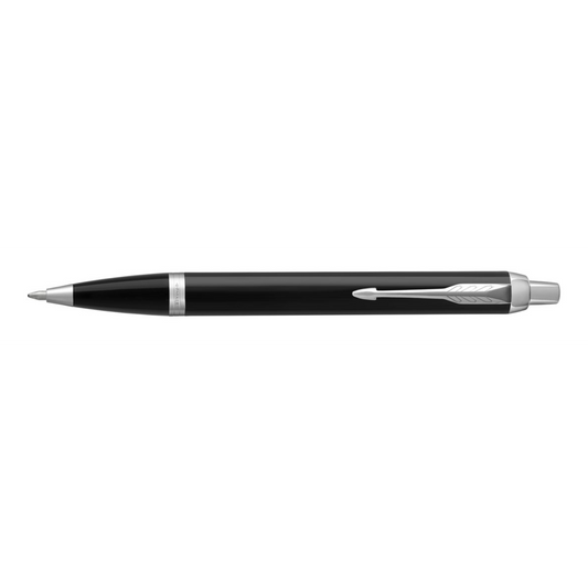 Parker IM Ballpoint Pen Lacquer Black with Chrome Trim