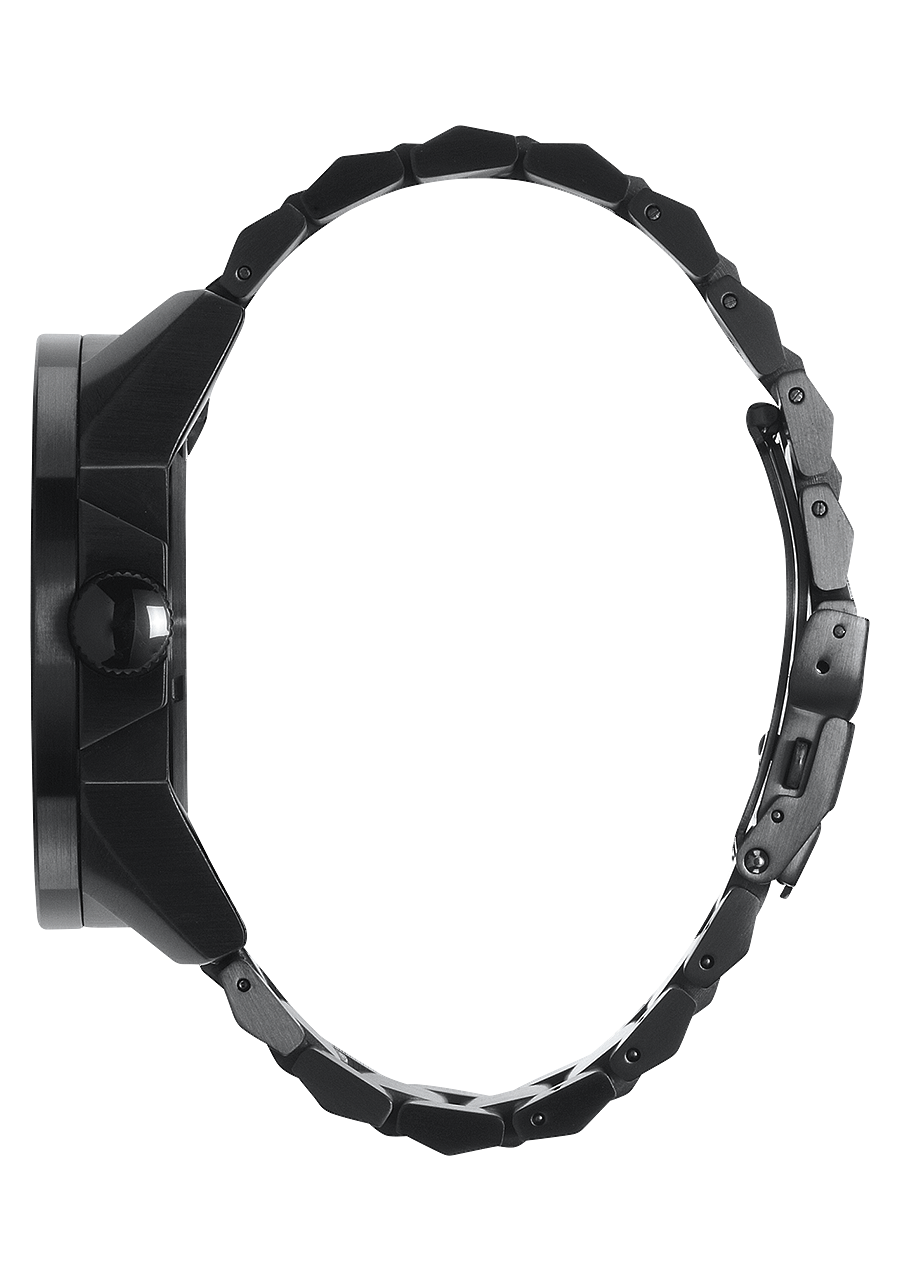 Nixon Mens Corporal Stainless Steel Watch All Black