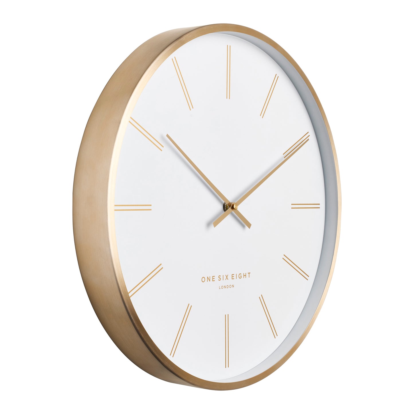 One Six Eight London Otto 40cm White Silent Wall Clock