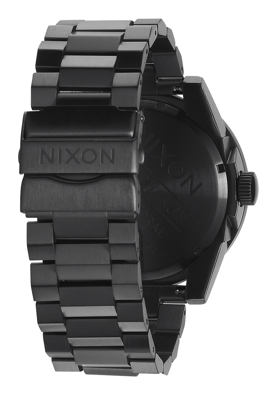 Nixon Mens Corporal Stainless Steel Watch All Black