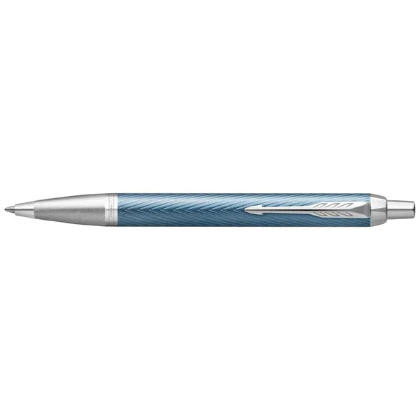 Parker IM Premium Ballpoint Pen Blue Grey Metallic