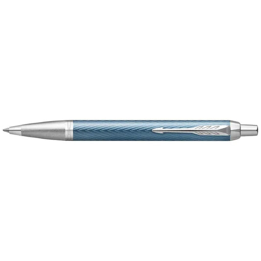Parker IM Premium Ballpoint Pen Blue Grey Metallic
