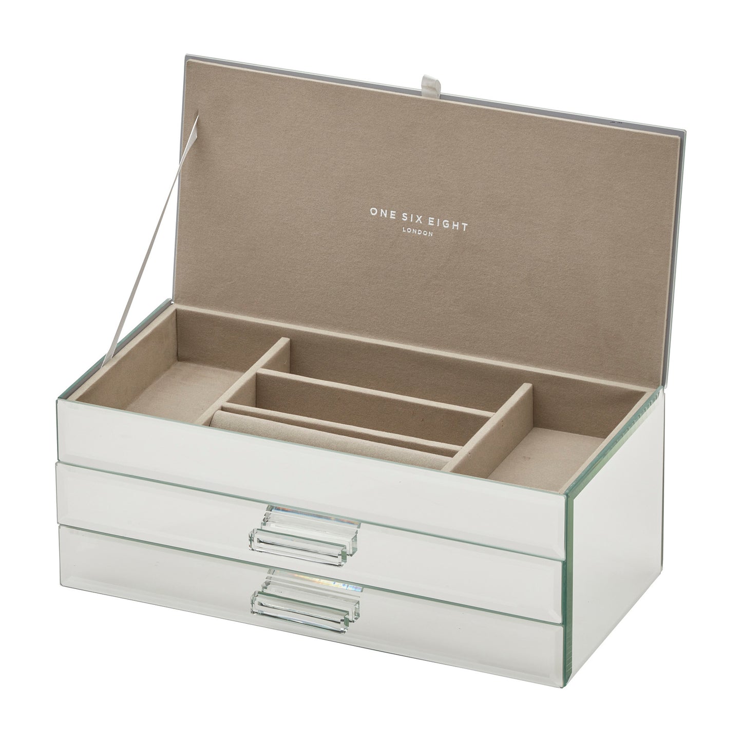 One Six Eight Gabriella Mirror Large Jewellery Box
