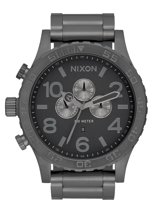 Nixon Mens 51-30 Chronograph Watch -  All Gunmetal