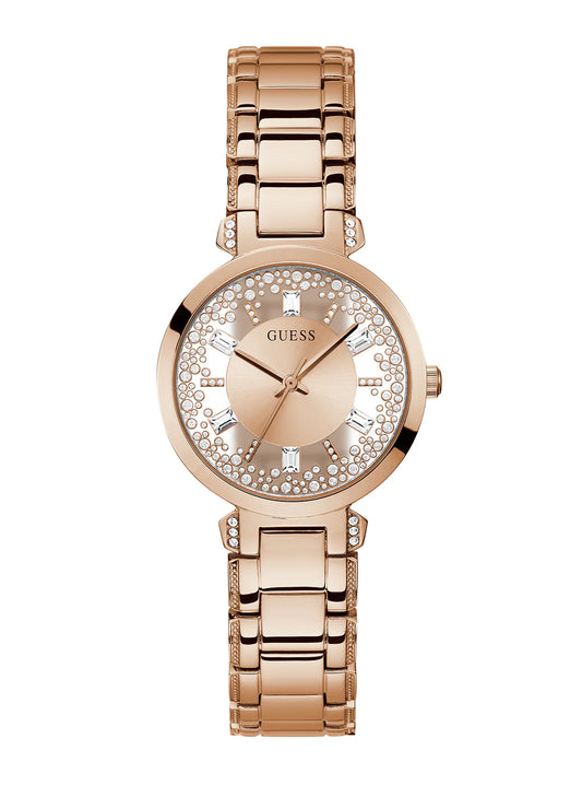 Guess Crystal Clear Rose Watch GW0470L3