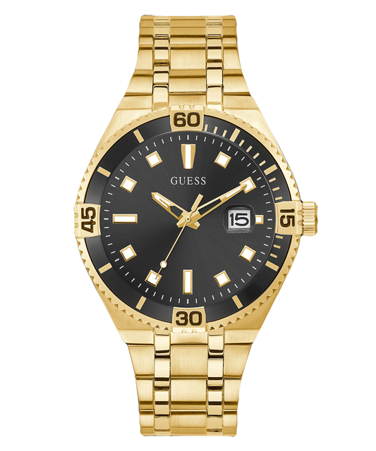 Guess Mens Premier Watch GW0330G2 Black/Gold