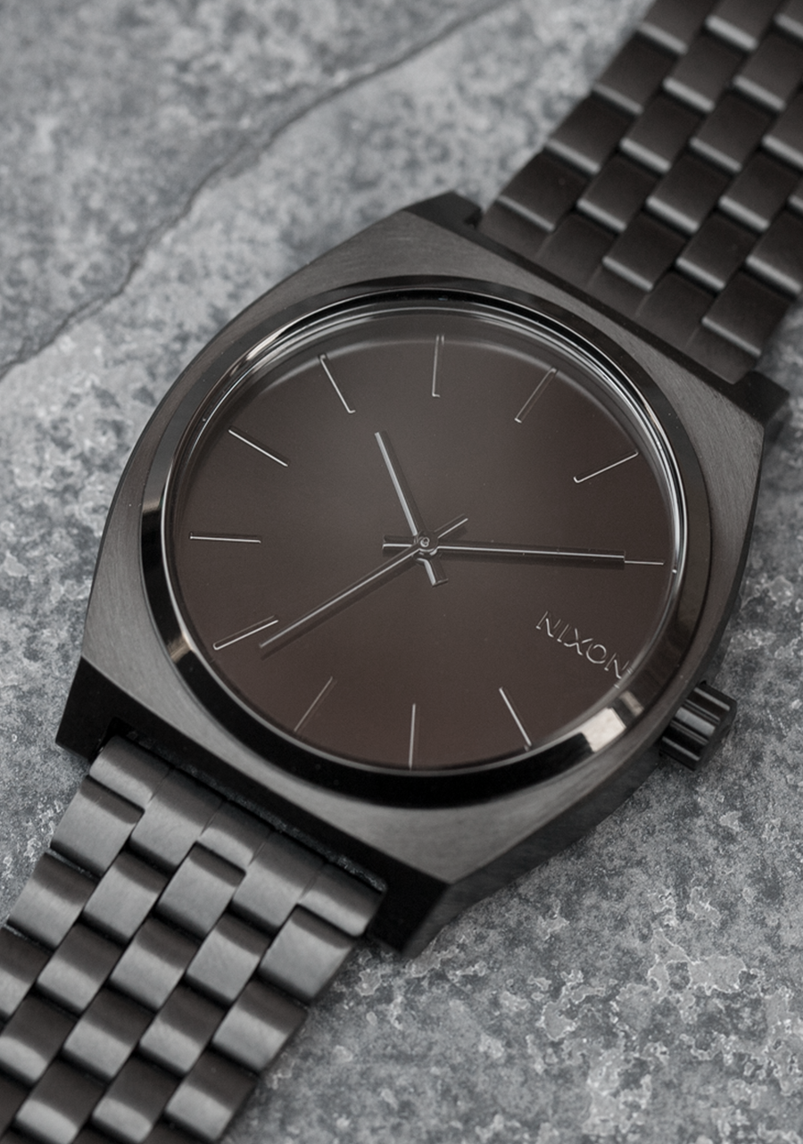 Nixon Mens Time Teller Watch All Black