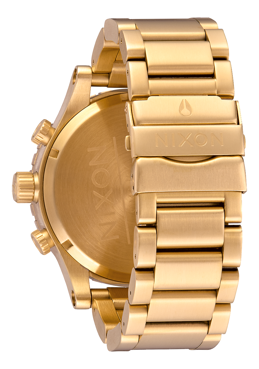 Nixon Mens 51-30 Chronograph Watch Gold / Indigo