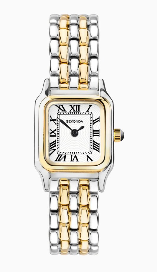 Sekonda Monica Ladies Watch | Two Tone Alloy Case Bracelet | 40125