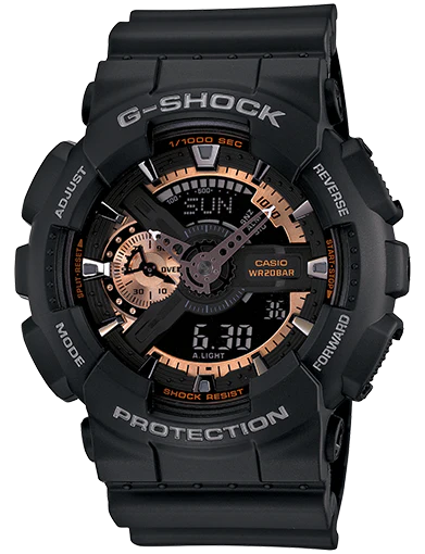 G-Shock GA-110RG-1A Black/Rose Gold