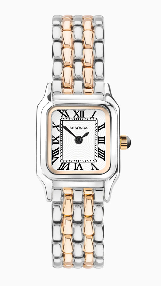 Sekonda Monica Ladies Watch | Two Tone Alloy Case Bracelet | 40555