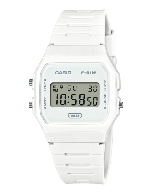 Casio Vintage Digital Watch F-91WB-7A White