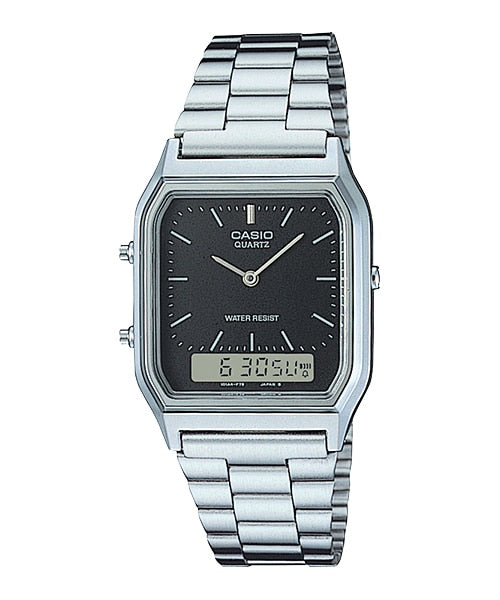 Casio AQ-230A-1D Black/Silver