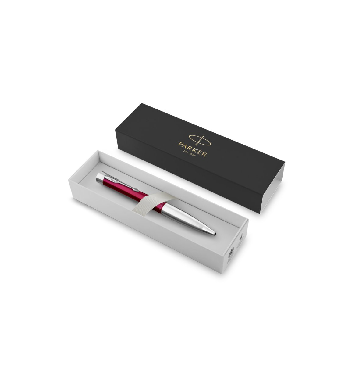 Parker Urban Ballpoint Twist Pen Magenta Lacquer with Chrome Trim