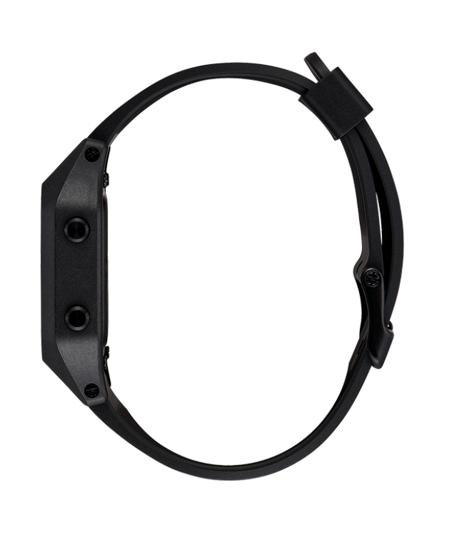 Nixon Mens Staple Recycled Plastic Digital Watch - Black / Positive