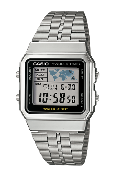 Casio A500WA-1DF Silver