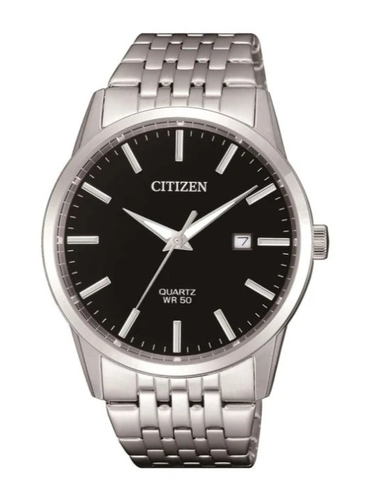 Citizen Men's Quartz 50m Watch BI5000-87E Silver/Black