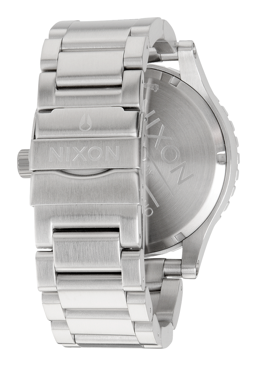 Nixon Mens 51-30 Chronograph Watch Silver/Black