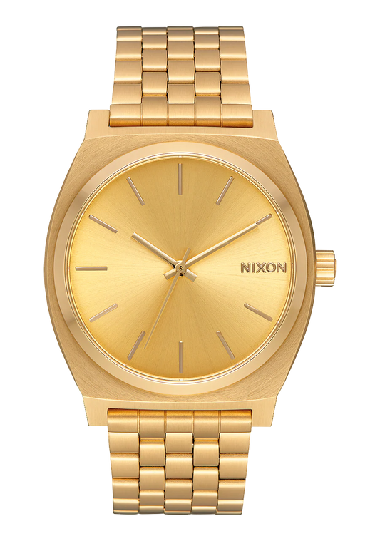 Nixon Mens Sentry SS Stainless Steel Watch - All Gold / Gold