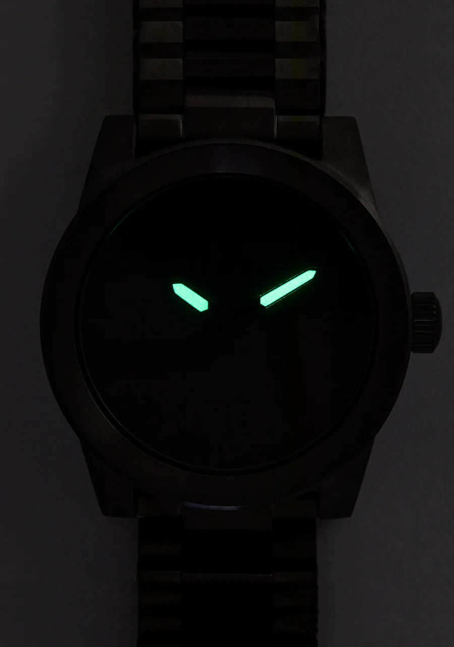 Nixon Mens Corporal Stainless Steel Watch - Matte Black / Matt Gunmetal